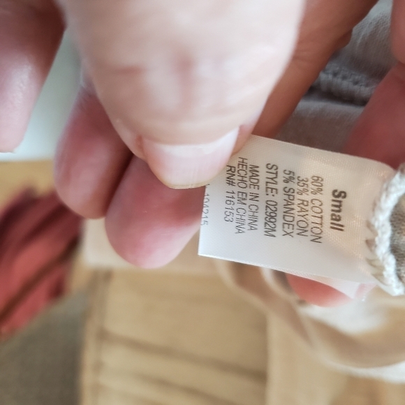 NINE 1 Eight peasant top open work Boho SIZE small - Picture 7 of 10